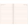 Ημερολόγιο ημερήσιο The Writing Fields Wonders 4700 14x21cm 2024 βελούδινη υφή με λάστιχο ώχρα